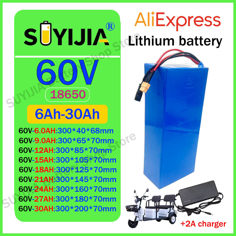 60V 30Ah Electric Scooter Battery - Nueva Batería de Iones de Litio