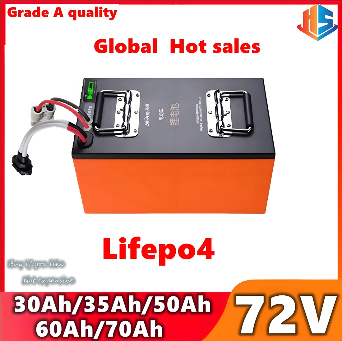 72V 60Ah Lifepo4 Battery Pack - Batería Lifepo4 para Scooter EV 72V