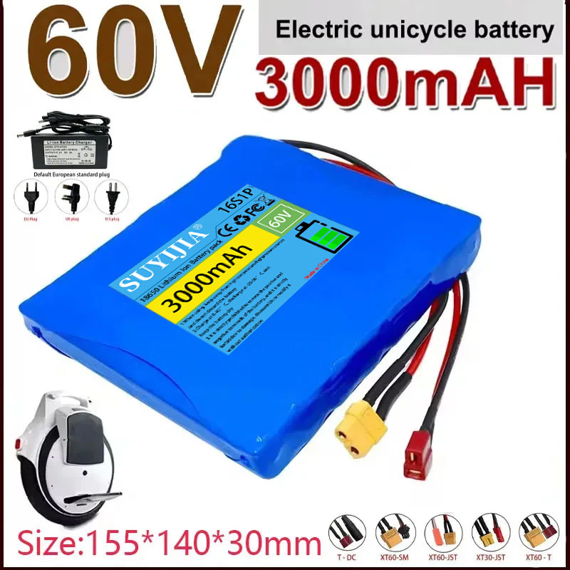 60V 30Ah Electric Scooter Battery - Batería de Litio para Scooter Eléctrico,