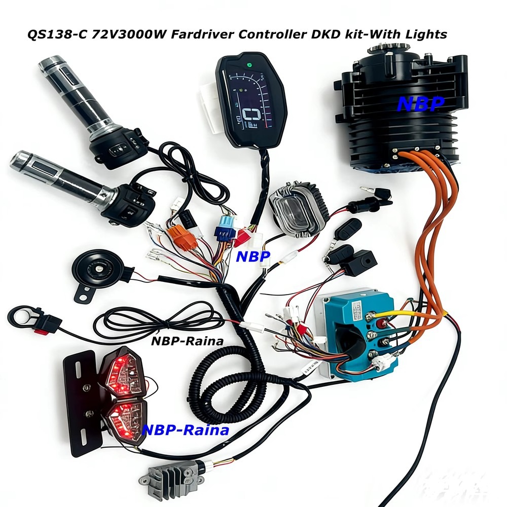 Kit de motor central de 72 V y - Mid Drive Motor Kit 72V 3000W reseña y precio
